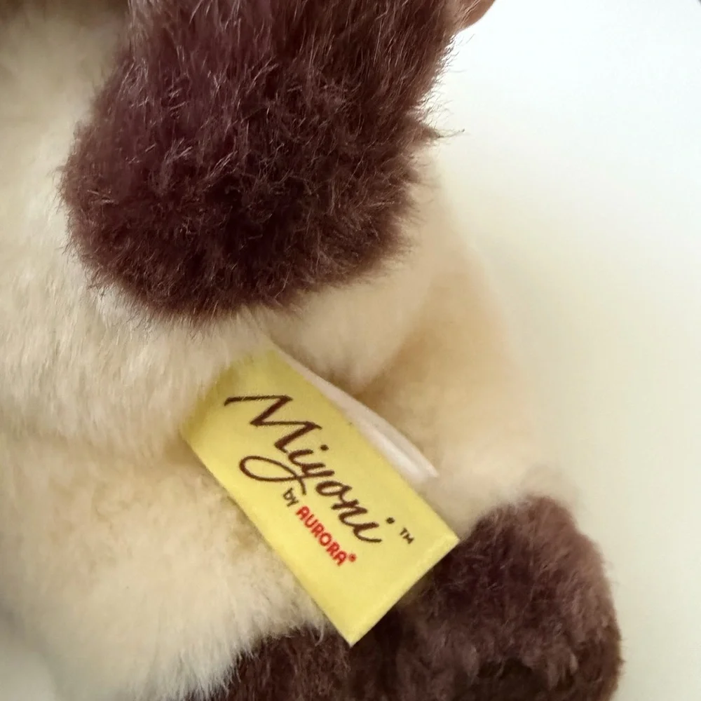 AURORA MIYONI Small Giraffe & Siamese Cat Realistic Stuffed Animal Set